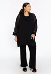 Tunic with collar CHIFFON - black - #2