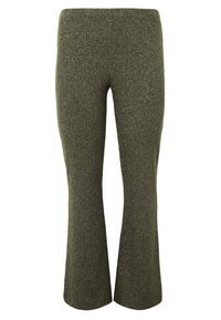 Trousers Bootleg RIB - light green - #1