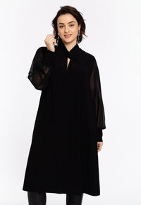 Dress A-line DOLCE - black - #1