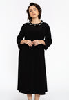 Dress with collar DOLCE - black - #1