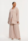 Jacket peplum ECO VERO - light brown - #6