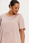 T-shirt POWDER SATIN - light brown - #4