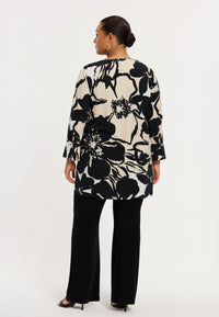 Tunic straight OMBRE - ecru - #3