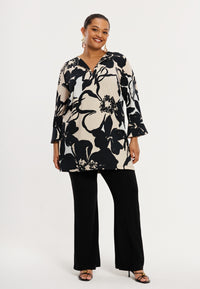 Tunic straight OMBRE - ecru - #2