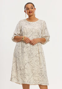 Dress RICAMI - ecru - #1