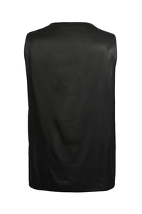 Singlet waterfall SATIN - black - #4