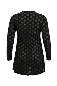 Tunic flare DENTEL - black - #3