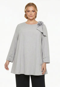 Tunic PINSTRIPE - grey - #1