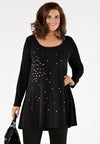 Shirt wide bot strass DOLCE - black - #2