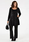 Shirt wide bot strass DOLCE - black - #1