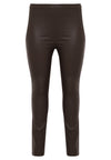Legging full stretch leather - brown - #1