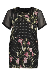 Tunic double layer ANNA - black - #4