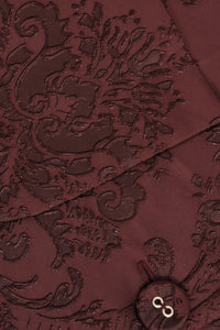Jacket fancy jacquard - red - #5