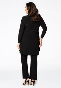 Tunic DOLCE grandad collar - black - #3