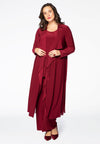 Trousers plissé DOLCE - red - #1
