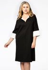 Dress wide INTERLOCK - black - #2