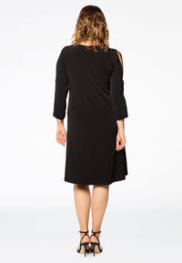 Dress slit sleeve DOLCE - black - #3
