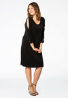 Dress slit sleeve DOLCE - black - #1