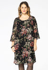 Dress FLOWER FLOCK - black - #2