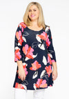 Tunic wide bottom LILY - blue - #2