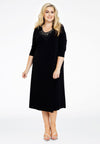 Dress A-line strass Dolce - black - #1