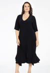 Dress ruffled DOLCE - black - #2