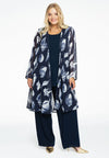 Cardi-blouse SEA SHELLS - blue - #1