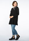 Tunic wide bottom bow dots - black - #1