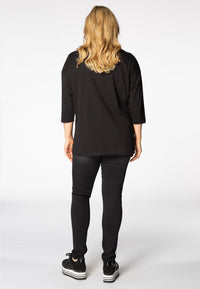 Shirt wide Belle - black - #3