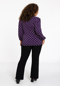 Blouse FOULARD - purple - #3