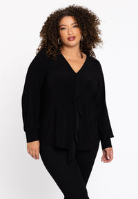 Tunic flare short DOLCE - black - #1