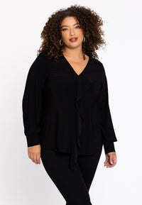 Tunic flare short DOLCE - black - #1