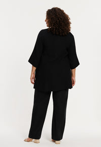 Tunic Swing pleat BUBBLE - black - #3