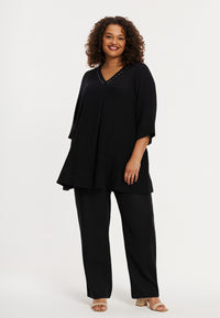 Tunic Swing pleat BUBBLE - black - #2