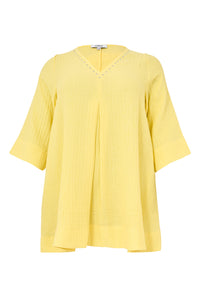 Tunic Swing pleat BUBBLE - yellow - #1