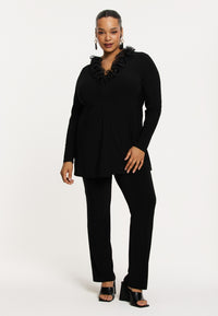 Tunic flare frill DOLCE - black - #2