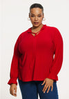Tunic frill DOLCE - red - #1