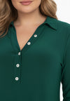 Dress collar DOLCE - dark green