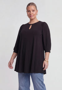 Tunic wide bottom UNI DOLCE - black - #3