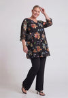 Tuniek wide bottom kant printemps - multi