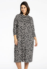 Blouse midi Graphic - black - #2