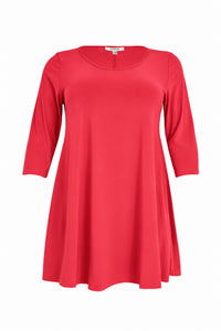 Tunic wide bottom UNI DOLCE - pink - #3