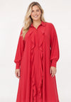 Jurk midi uni dolce - roze