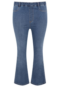 Jegging bootleg denim - indigo - #4