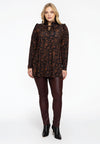 Tunic flare grandad collar IRIS - black - #1