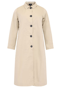 Raincoat basic long - brown - #3