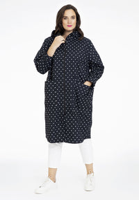 Wide raincoat DOTS - black - #2
