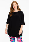 Shirt kimono sleeve DOLCE - black