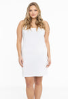 Slip dress spaghetti straps - white