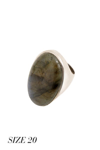 Ring Labradite - black - #2